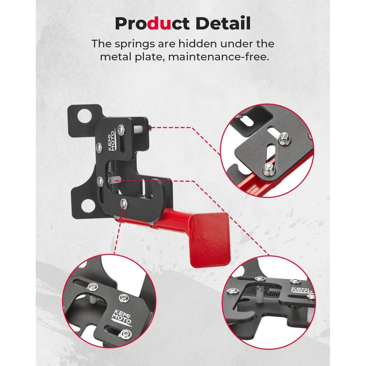 Kemimoto Polaris RZR XP 1000 Upgraded Spring Parking Brake