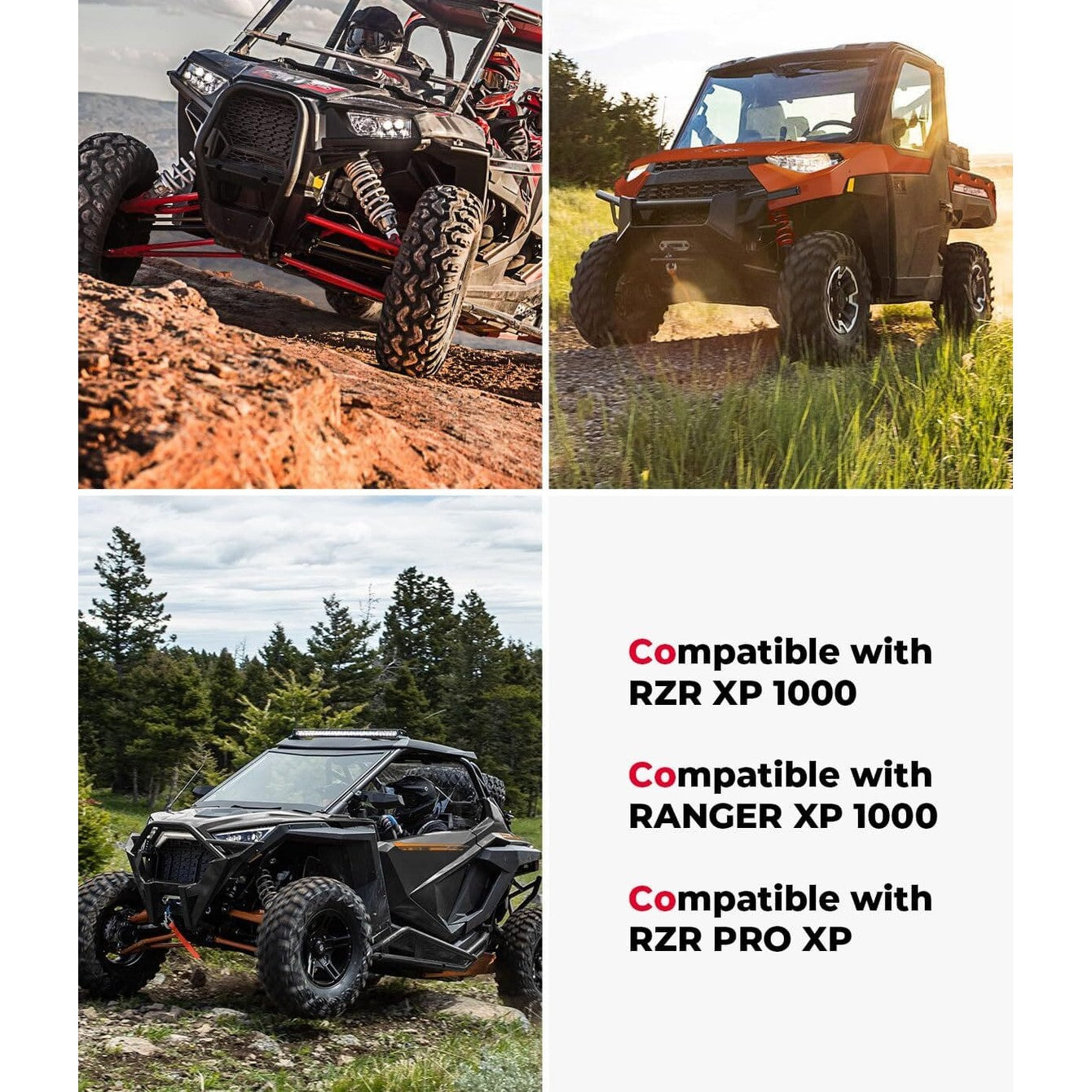 Kemimoto Polaris RZR XP 1000 Upgraded Spring Parking Brake