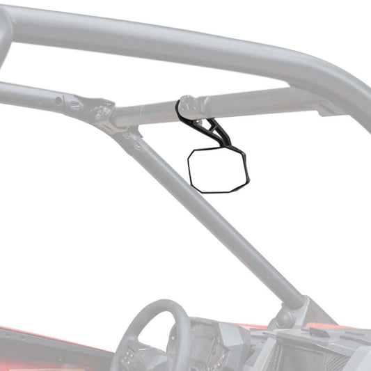 Kemimoto Polaris RZR Rear View Center Mirror for 1.75" Roll Bar