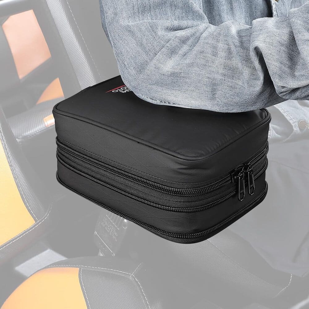 Kemimoto Polaris RZR UTV Armrest Safe Console Storage Bag