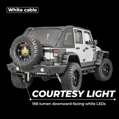 Kemimoto Polaris RZR Universal Roll Bar Tail Light