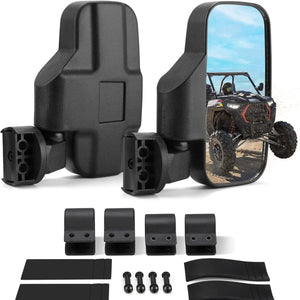 Kemimoto Polaris RZR UTV "1.75"-2" Side View High Impact Convex Mirror