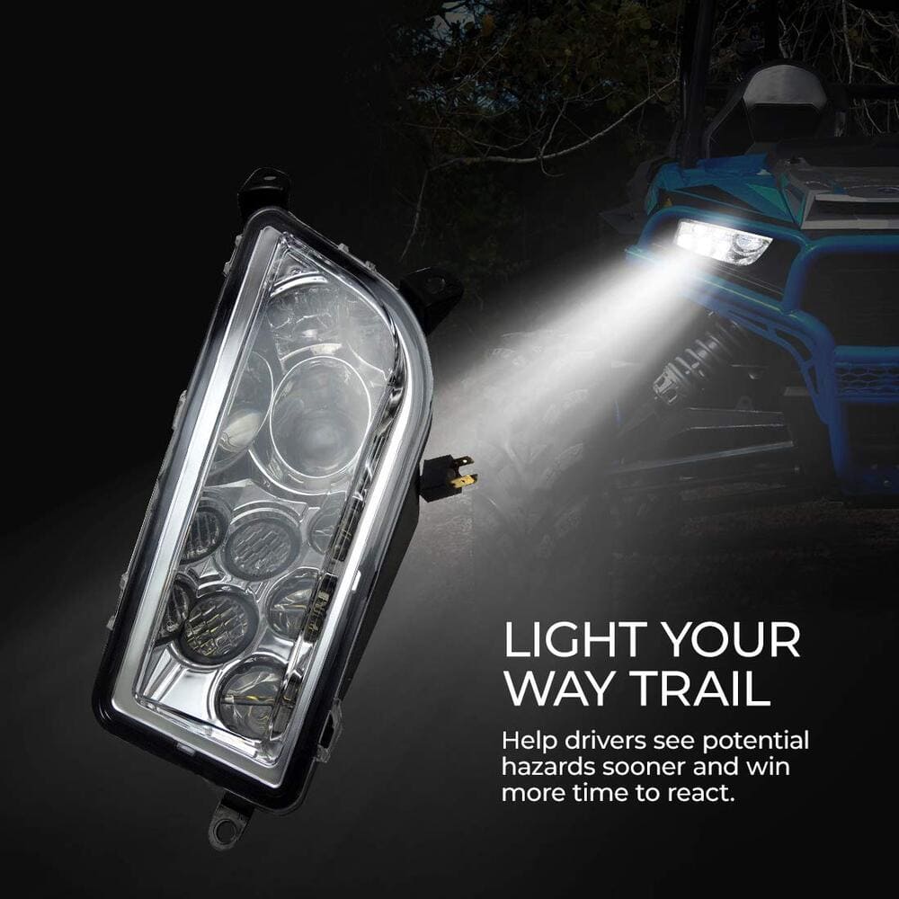 Kemimoto Polaris RZR XP 1000/ 4 1000/ Turbo/ 900/ S 900 Pair of LED Headlight