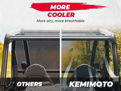 Kemimoto Polaris RZR XP 1000/4 Rear Window Net Soft Mesh