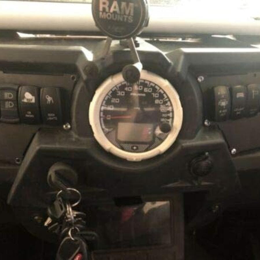 Kemimoto Polaris RZR XP 1000 8 Switch Aluminum Dash Panel - 2 Set