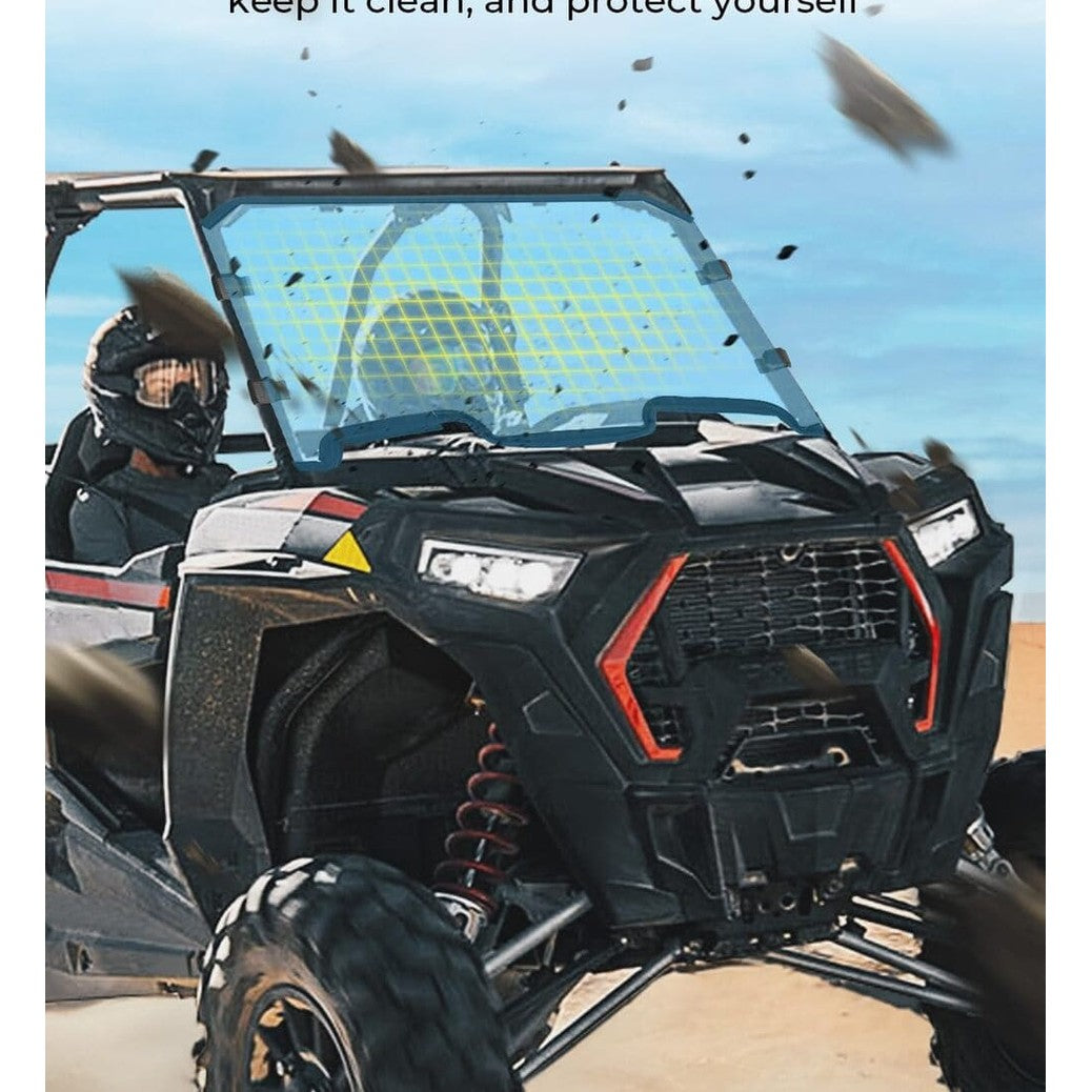 Kemimoto Polaris RZR XP 1000 Cab Enclosures Soft Upper Doors & Front Windshield