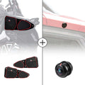 Kemimoto Polaris RZR XP 1000 Front Side Door Bags & Front Camera