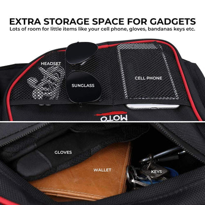 Kemimoto Polaris RZR XP 1000 Front Side Door Bags with Knee Pad
