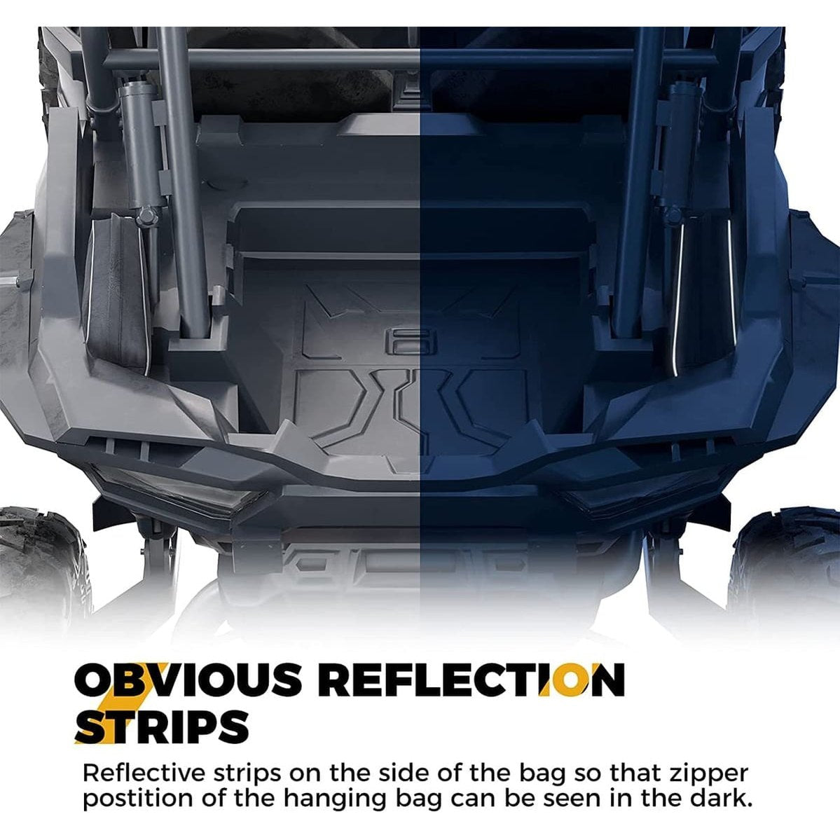 Kemimoto Polaris RZR XP 1000 Rear Corner Bag - 2 PCs
