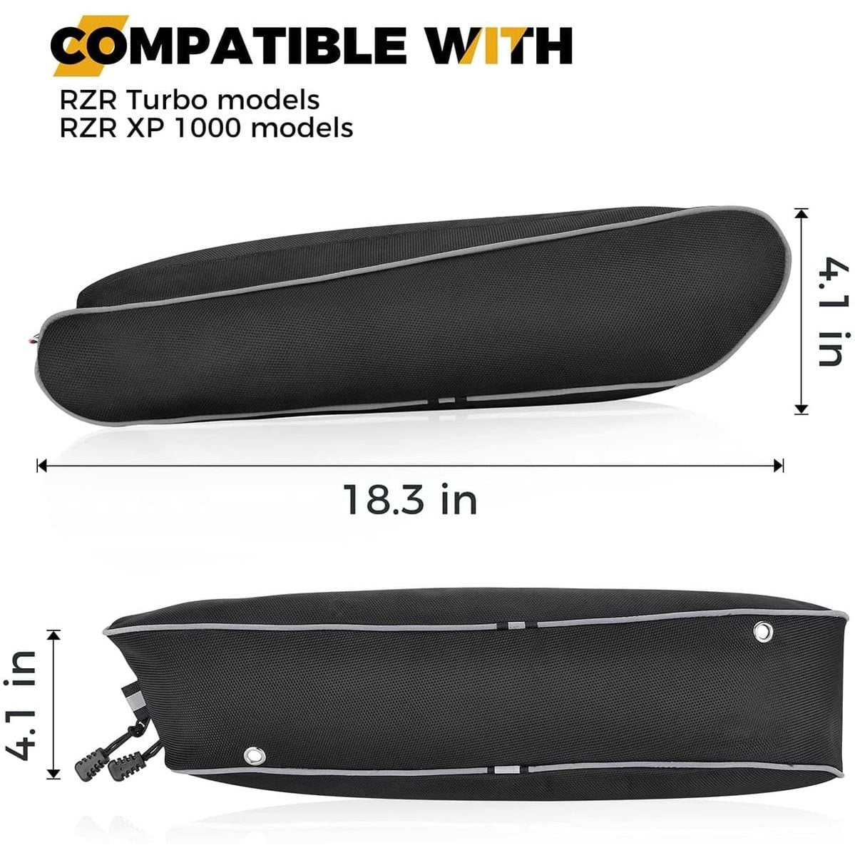 Kemimoto Polaris RZR XP 1000 Rear Corner Bag - 2 PCs