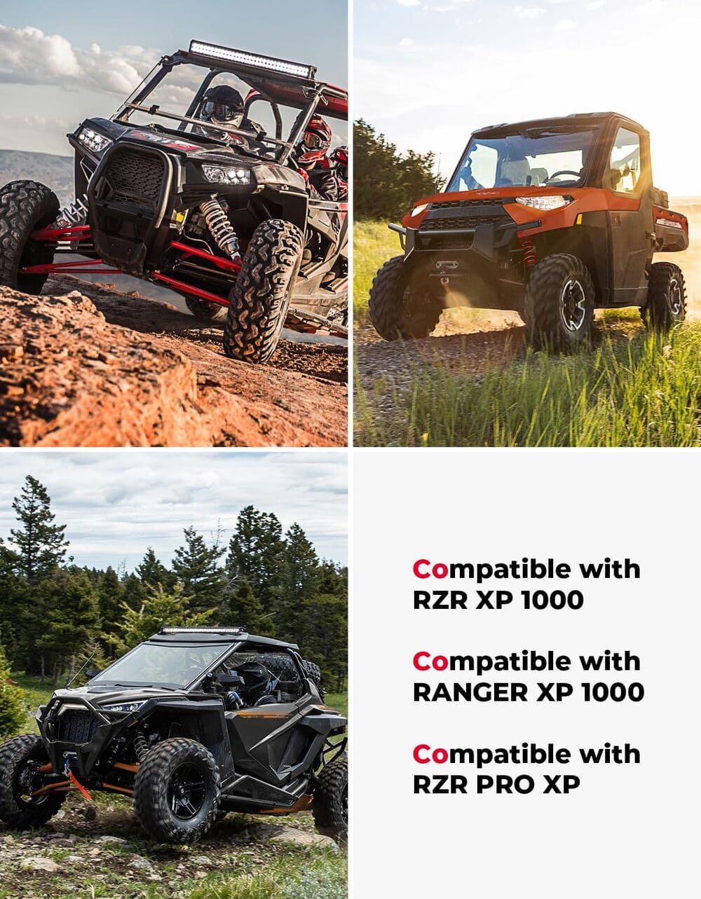 Kemimoto Polaris RZR Upgraded Spring Parking Brake