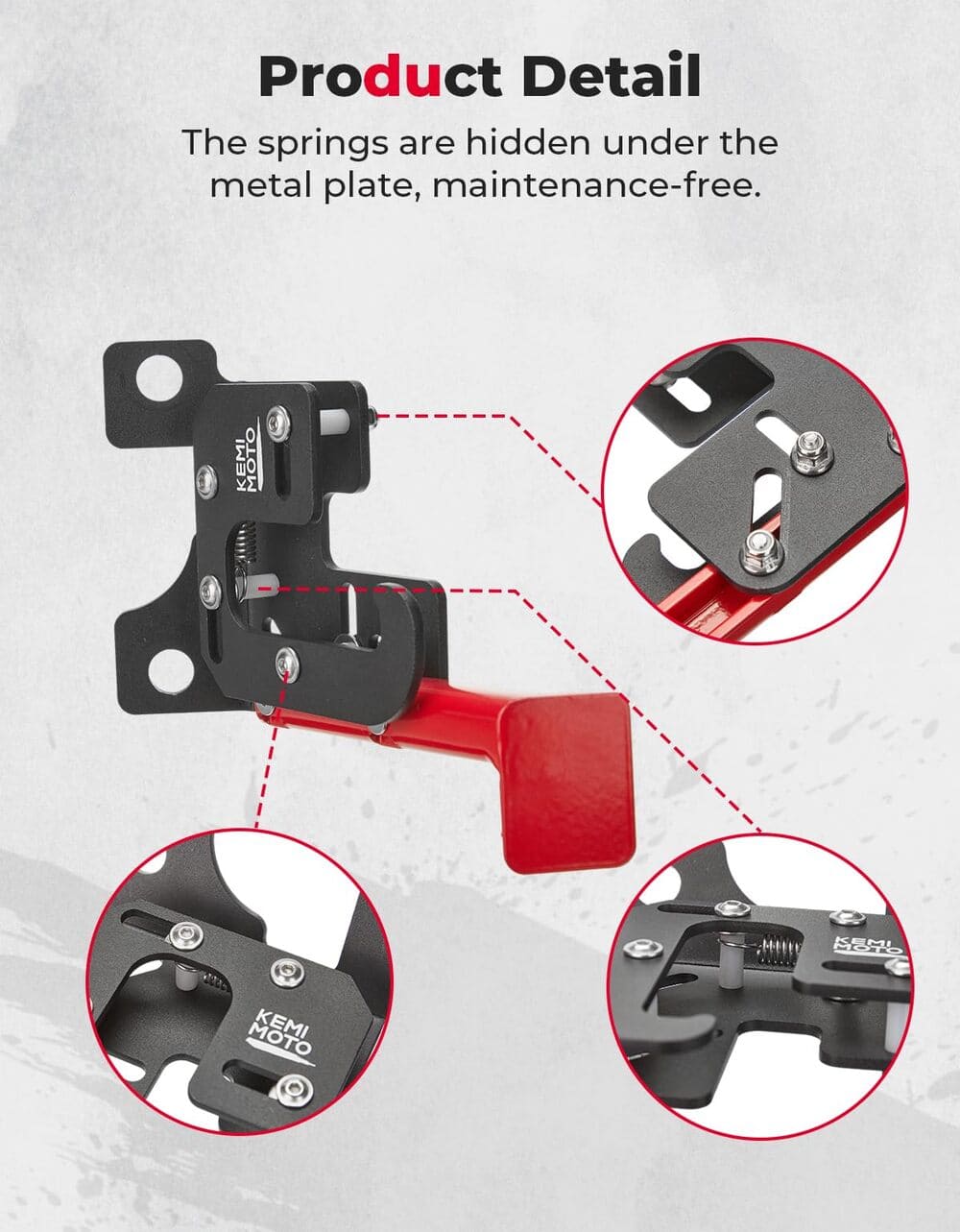 Kemimoto Polaris RZR Upgraded Spring Parking Brake