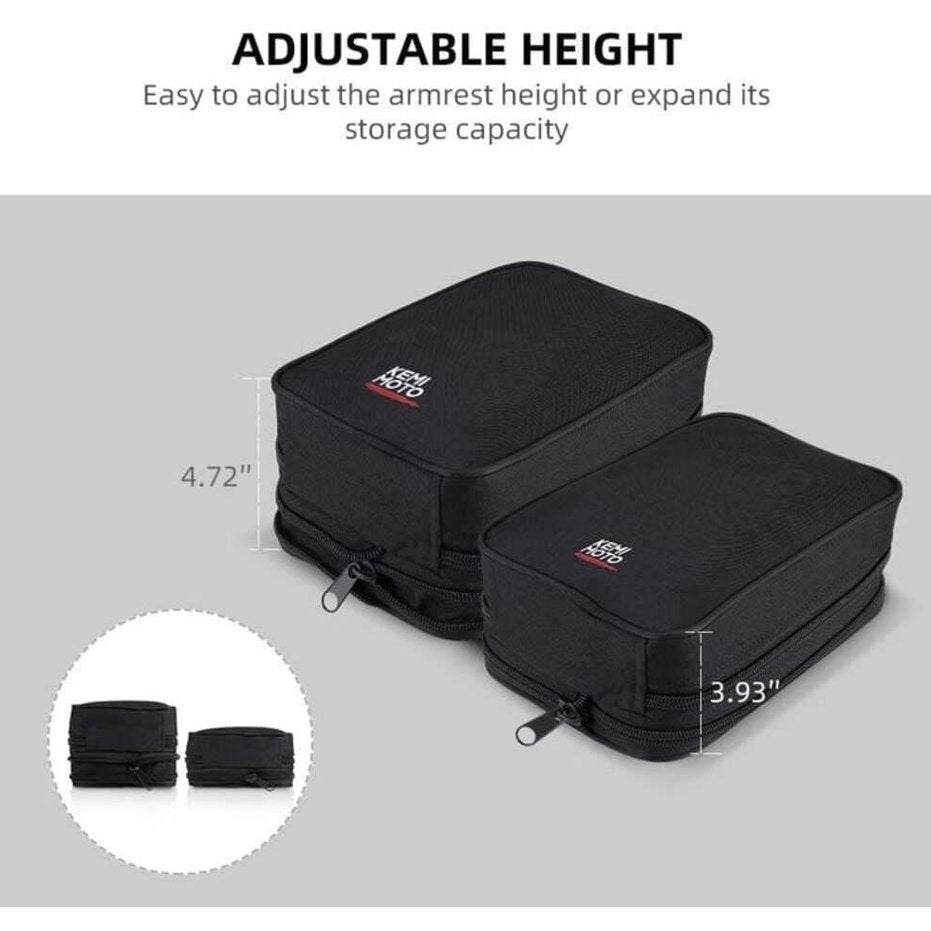 Kemimoto Polaris RZR XP 1000 UTV Armrest Safe 1680D High-Density Storage Bag