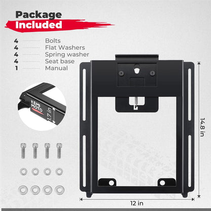 Kemimoto Polaris RZR XP 1000 UTV Seat Lowering Base
