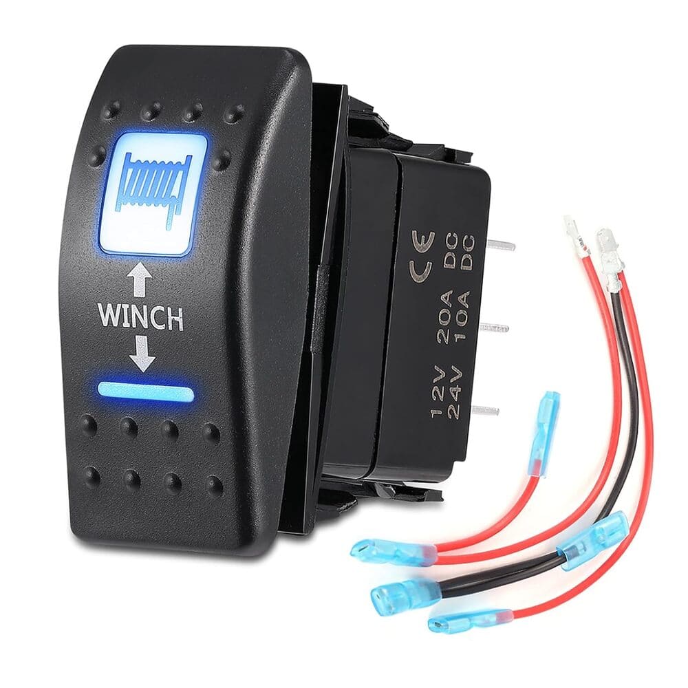 Kemimoto Polaris RZR XP 1000 Winch Rocker Switches - 7 Pin