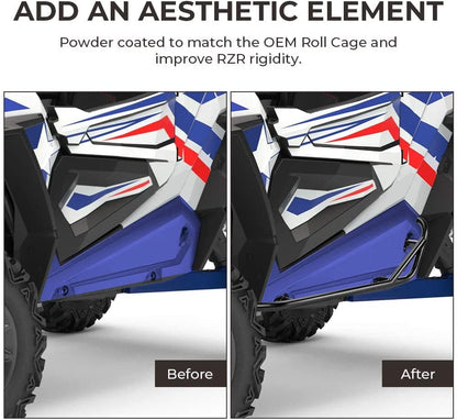 Kemimoto Polaris RZR XP 1000/ Turbo Nerf Bars Rock Sliders