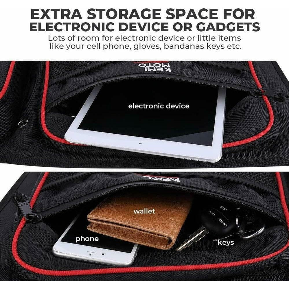 Kemimoto Polaris RZR XP 4 1000 Knee Pad Rear Side Door Bags