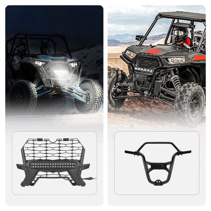 Kemimoto Polaris RZR XP1000/4 1000 Front Grill Light & Front Bumper