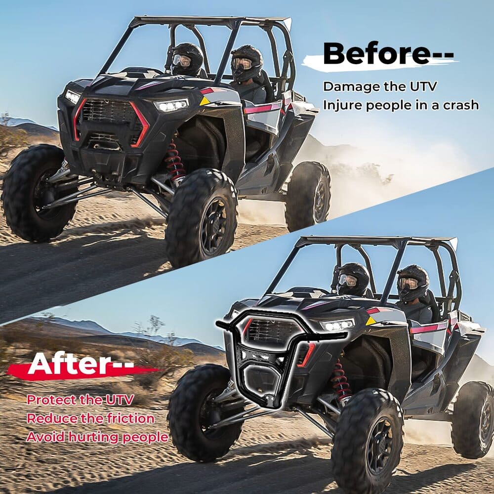 Kemimoto Polaris RZR XP1000/4 1000 Front Grill Light & Front Bumper