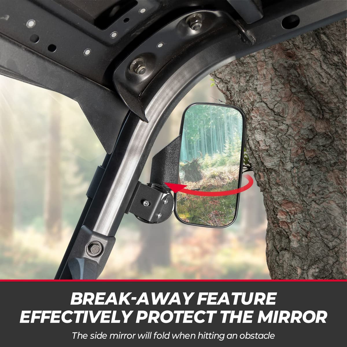 Kemimoto Polaris UTV Side Mirror