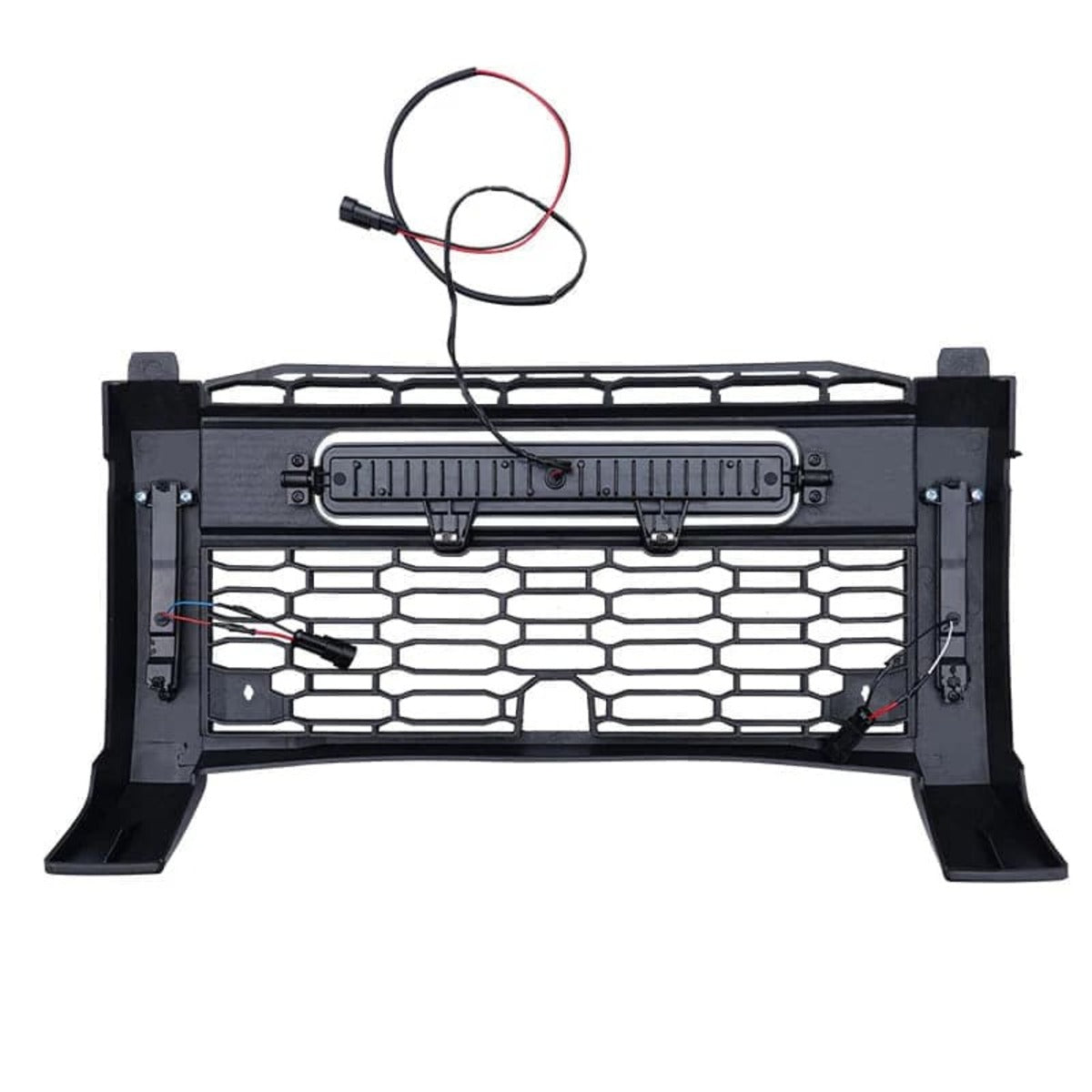 Kemimoto Polaris Xpedition ADV Front Mesh Grill W/ Accent Light