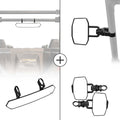 Kemimoto Rear View Mirror & Side View Mirrors fit 1.75"/2.0" Roll Bar