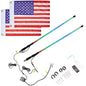Kemimoto Remote Control for UTV ATV Boats 2PCS 3FT COB Whip Lights w/ App