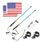 Kemimoto Remote Control for UTV ATV Boats 2PCS 3FT COB Whip Lights w/ App