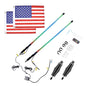 Kemimoto Remote Control for UTV ATV Boats 2PCS 3FT COB Whip Lights w/ App