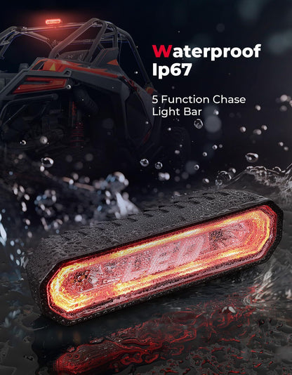 Kemimoto Can-Am Maverick X3 UTV Universial LED Chase Brake Tail Lights