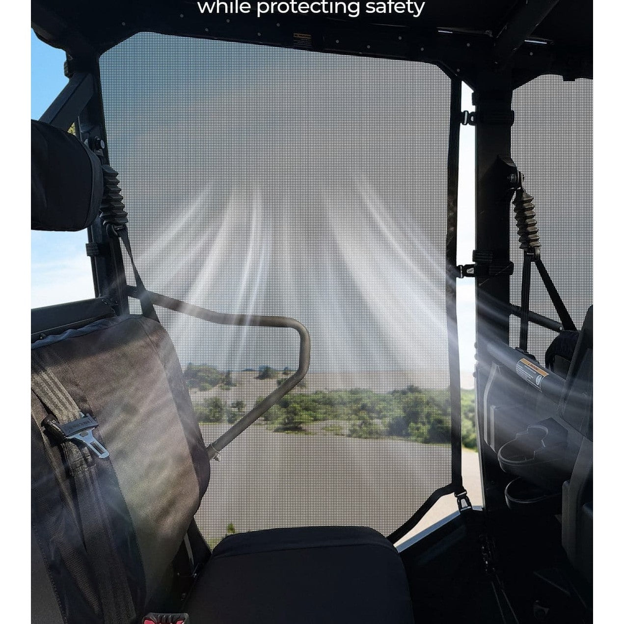 Kemimoto Tracker 800SX Crew Side Window Net Doors