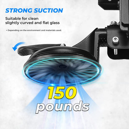 Kemimoto Gun Holder Rack for Glass Windshield