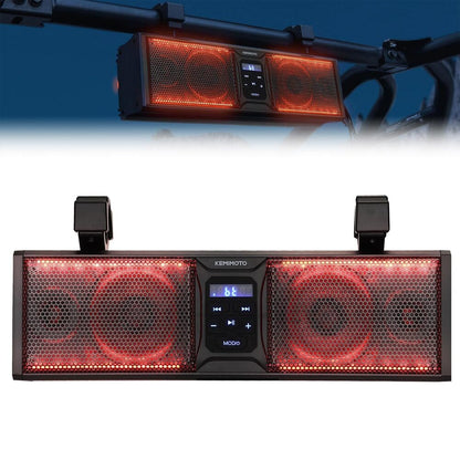 Kemimoto Universal 16" RGB Sound Bar 1.75''/2.25'' Roll Bar