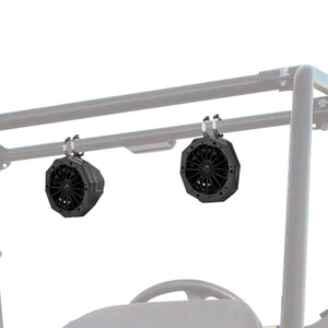Kemimoto Universal 6.5" Speaker Cage Swivel Pods w/ 1.75 to 2" Mounting Clamps