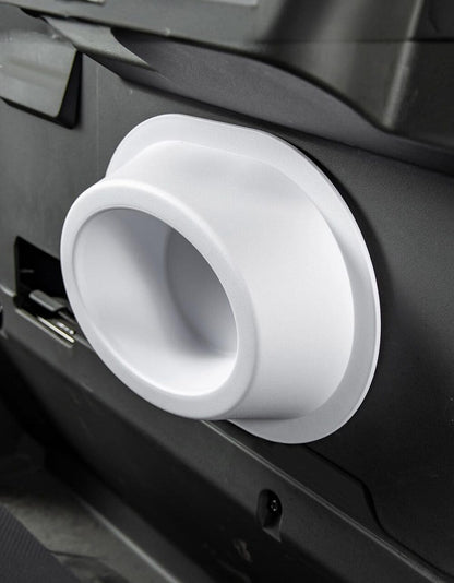Kemimoto Universal Angeled Speaker Pods for 6x9 Speakers - White 2 Pcs