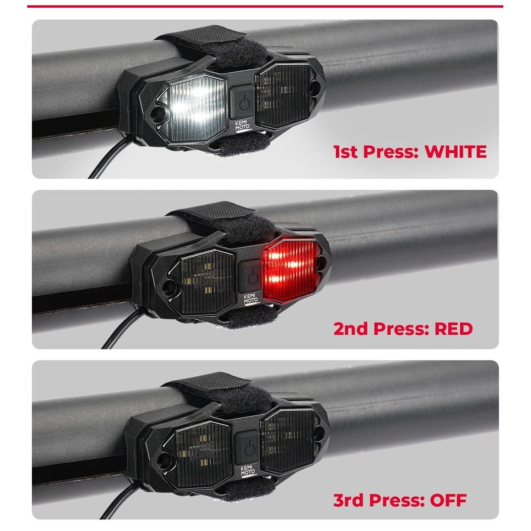 Kemimoto Universal Cab Roll Cage Waterproof LED Light