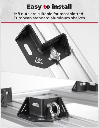Kemimoto Universal Platform Cargo Corner Brackets 4pcs