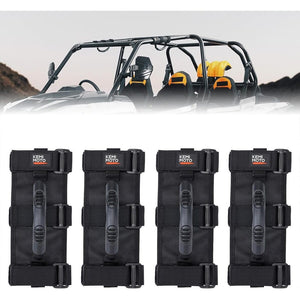 Kemimoto UTV 1.5"-2" Round Bar Cage Grab Handles - 4 Packs
