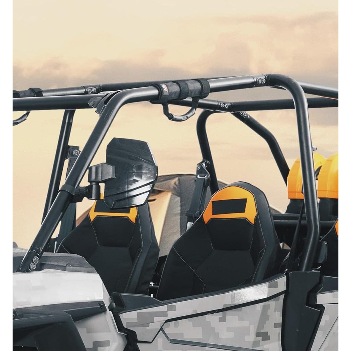 Kemimoto UTV 1.5"-2" Round Bar Cage Grab Handles - 4 Packs