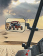 Kemimoto UTV Side Mirrors Tool-free Multi-Adjustment Mirrors for 1.65"-2" Roll Bar