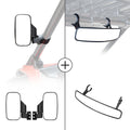 Kemimoto UTV 1.75"/2" Side View Mirror & Rearview Mirrors