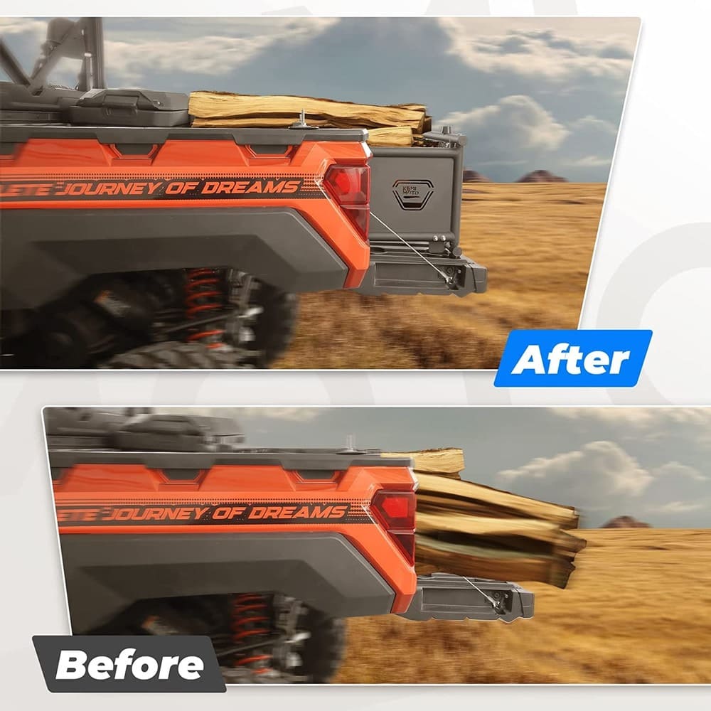Kemimoto UTV '17-'24 Polaris Ranger XP 1000 Tailgate Extender