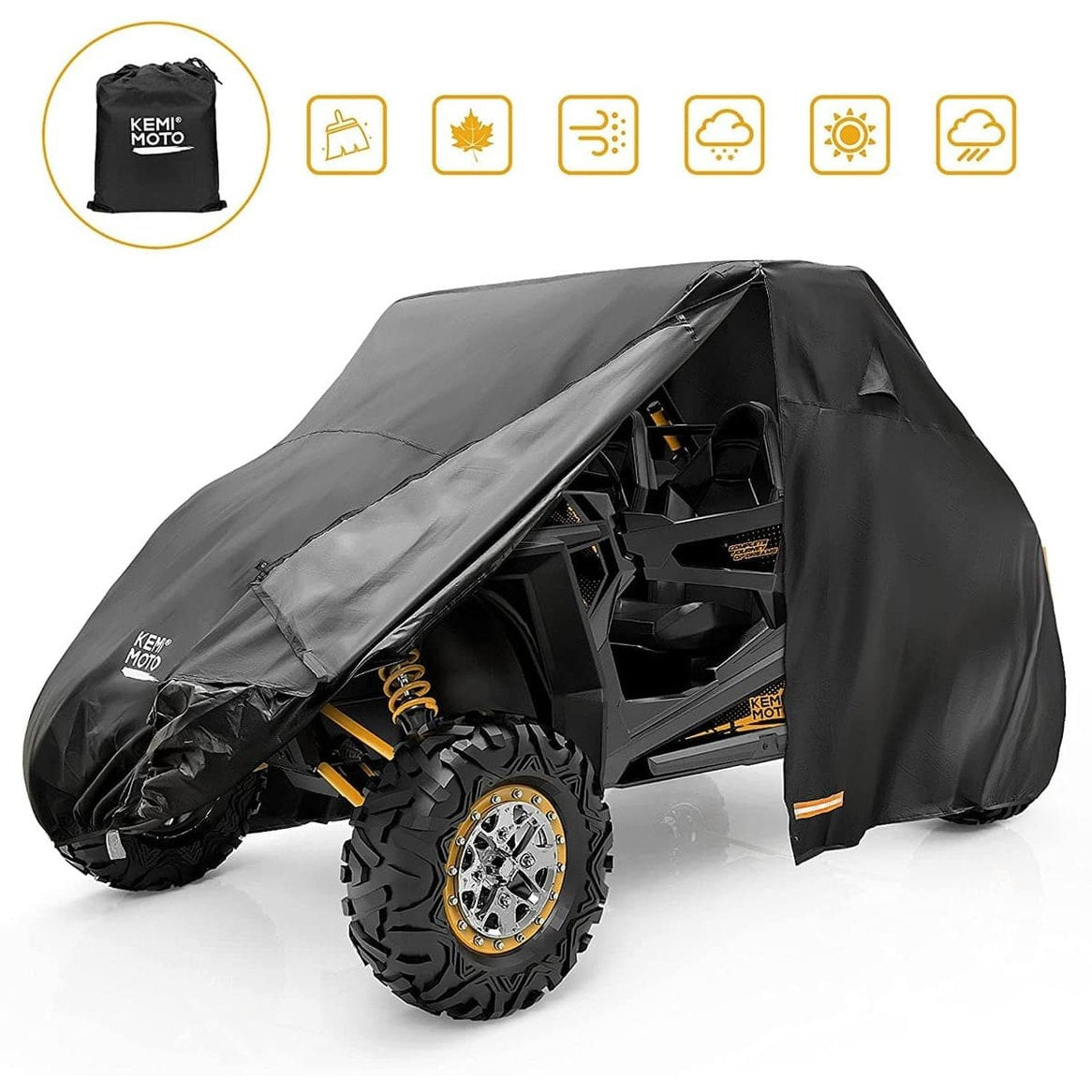 Kemimoto UTV 2 Seater 420D Waterproof Covers