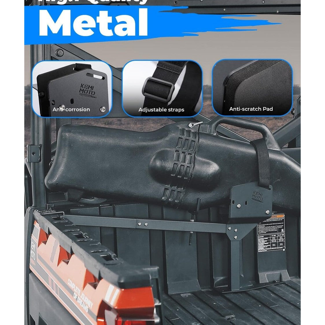 Kemimoto UTV Adjustable Gun Boot Bracket