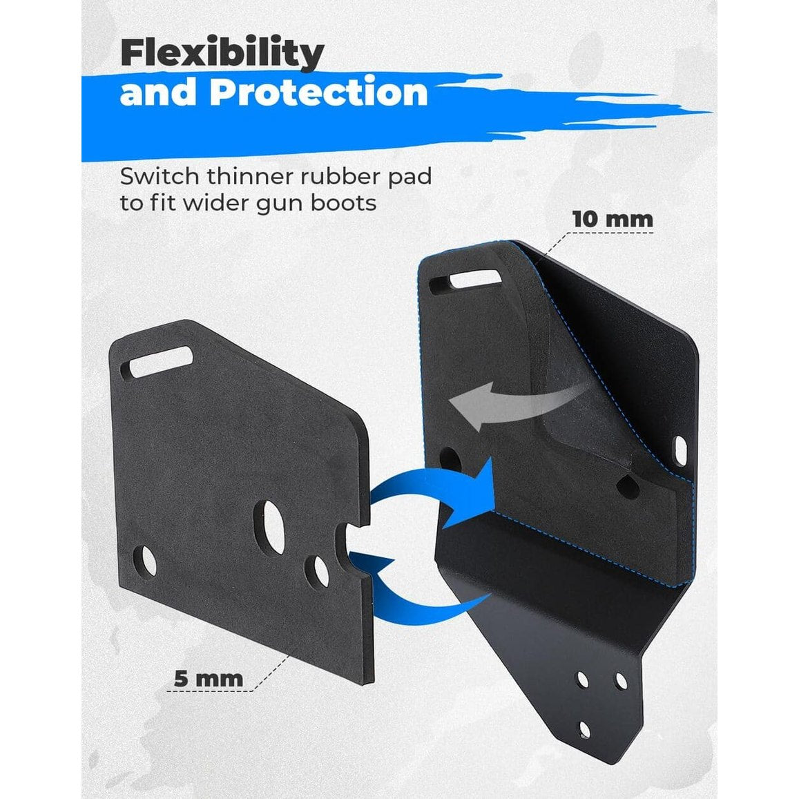 Kemimoto UTV Adjustable Gun Boot Bracket