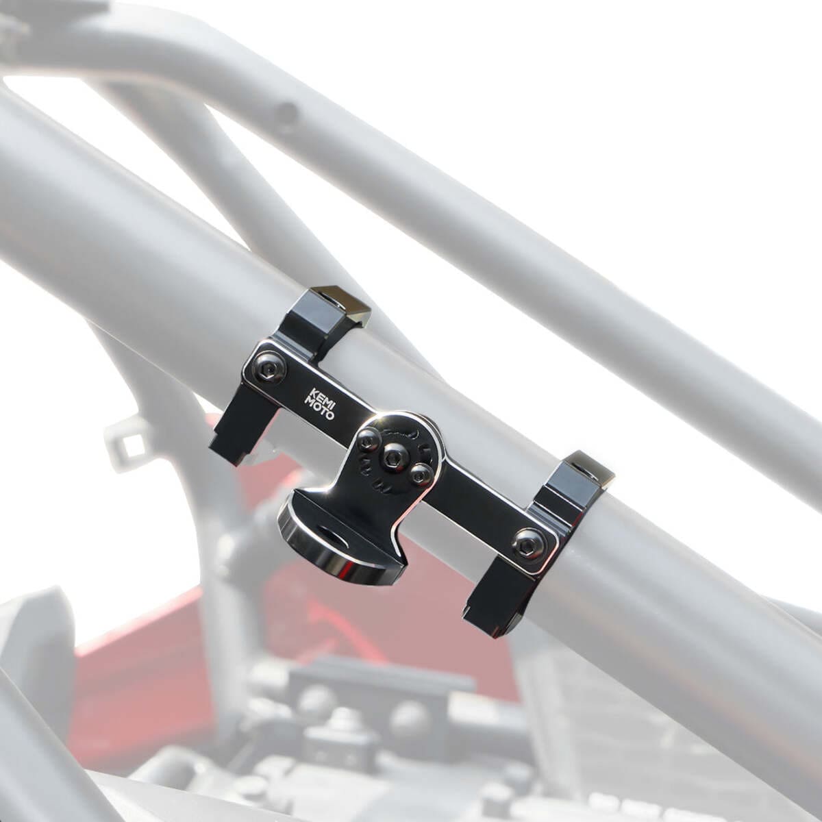 Kemimoto UTV Aluminum Whip Light Mount for 1.5"/2" Roll Cage