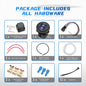 Kemimoto UTV/ATV 12V 140AMP Dual Battery Isolator Kit