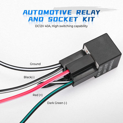 Kemimoto UTV/ATV 12V 140AMP Dual Battery Isolator Kit