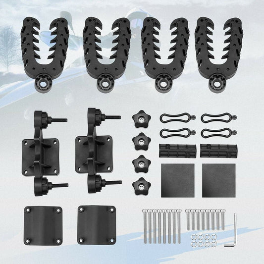 Kemimoto UTV/ATV Double U-bracket Mount Grip
