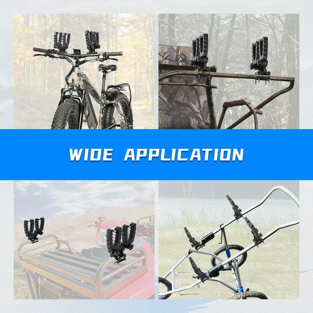 Kemimoto UTV/ATV Double U-bracket Mount Grip